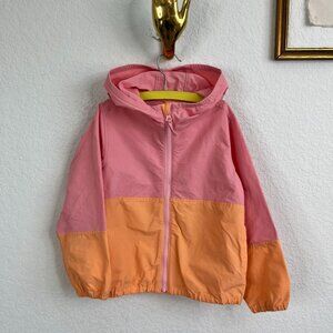 Girls’ Windbreaker in Colorblock with UPF 50+